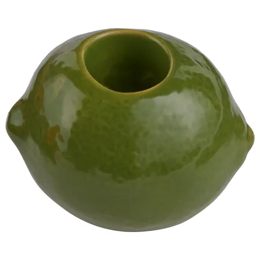 LIME Svícen na dlouhou svíčku limetka