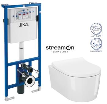 JIKA WC CERSANIT INVERTO + SEDÁTKO DURAPLAST SOFT H895652 X IN1