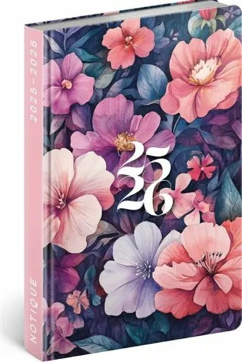 18 měsíční diář Petito - Kytice 2025/2026