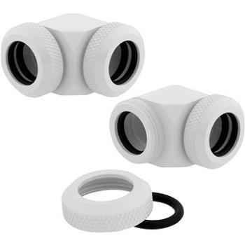 Corsair Hydro X Series XF Hardline 90° 12mm OD Fitting Twin Pack White (CX-9052027-WW)