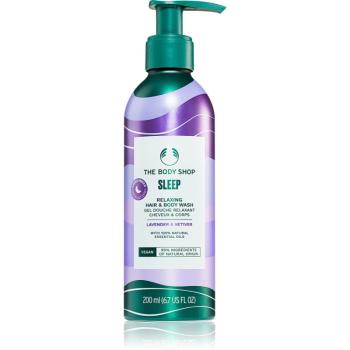 The Body Shop Lavander & Vetiver šampon na vlasy a tělo Lavender & Vetiver 200 ml