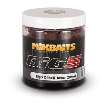 Mikbaits BiG Boilie v dipu BigS Oliheň Javor 20mm 250ml (8595602220236)