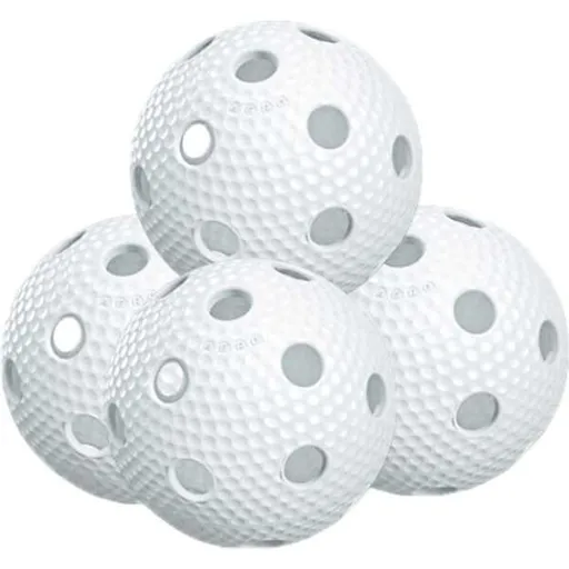 Salming AERO BALL 10-PACK Florbalové míčky, bílá, velikost