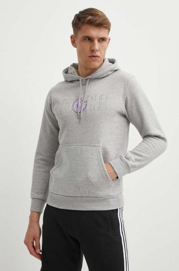 Mikina adidas Originals HA5816 pánská, šedá barva, s aplikací