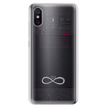 Odolné silikonové pouzdro iSaprio - čiré - Infinity - Xiaomi Mi 8 Pro