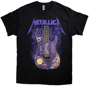 Metallica Tričko Ouija Purple Unisex Black 2XL