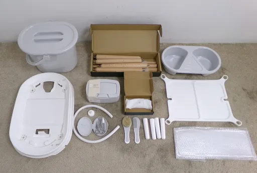 BÉBÉ-JOU Sada digitální koupací Bébé-jou Sense Plus 8 dílná Light Grey