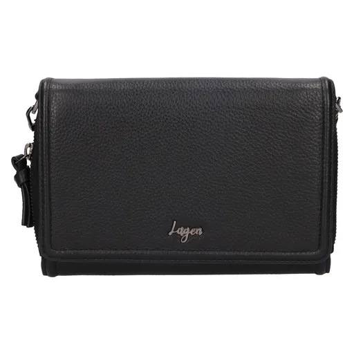 Dámská crossbody kabelka s peněženkou Lagen Maredit - černá