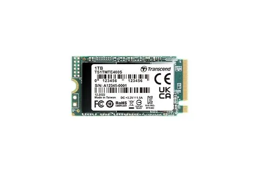 TRANSCEND SSD 400S 512GB, M.2 2242, PCIe Gen3x4, NVMe, 3D TLC, bez DRAM