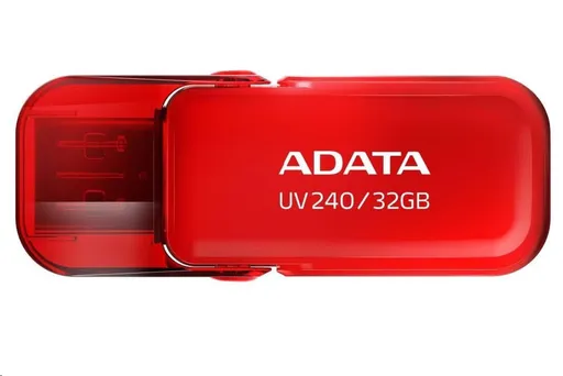 ADATA Flash Disk 32GB UV240, USB 2.0 Dash Drive, červená
