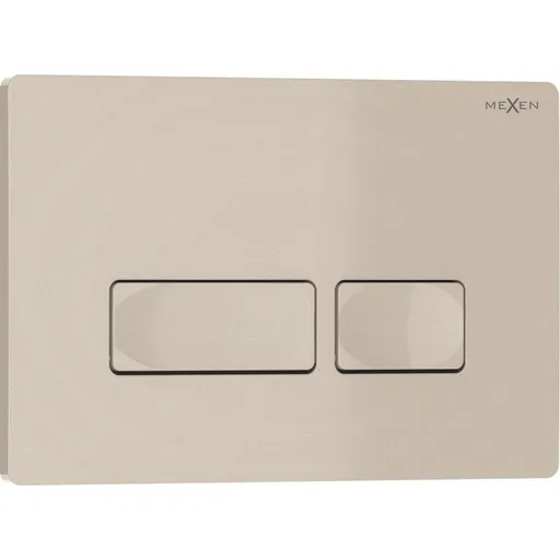 MEXEN Tex 04 splachovací tlačítko, beżow 6104-07