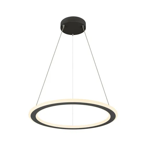 BIG WHITE (SLV) ONE FLAT PD single, závěsná lampa, 180cm, 2700/3000K, PHASE, černá 1007855