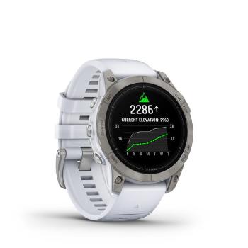 Garmin Epix™ Pro 47mm (Gen 2) Sapphire Edition Titanium / Whitestone Band - 010-02803-21