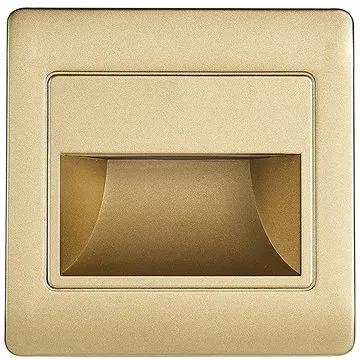 LED schodišťové svítidlo STEP LIGHT NeT LED/1,5W/30V Zlatá (82118)