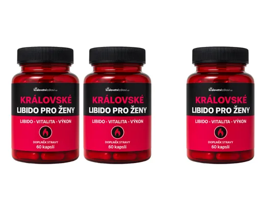 Království zdraví 2+1 ZDARMA Královské Libido pro ženy, Maca + Ženšen