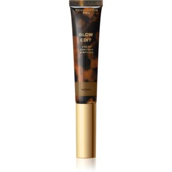 Revolution PRO Glow Edit tekutý bronzer odstín Medium 15 ml