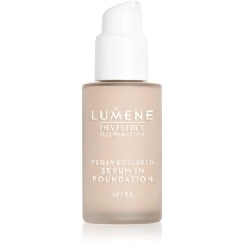 Lumene Invisible Illumination Vegan Collagen Serum in Foundation lehký make-up s vyživujícím účinkem SPF 30 0.5 30 ml