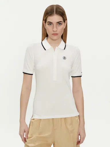 Tommy Hilfiger dámské bílé polo tričko WW0WW41288 S