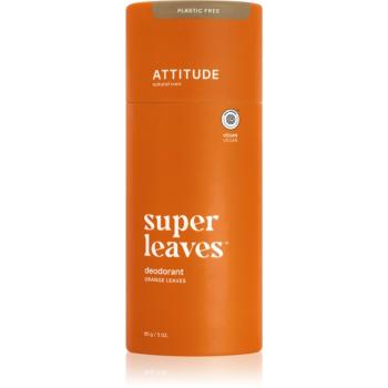 Attitude Super Leaves Deodorant tuhý deodorant bez obsahu hliníkových solí Orange Leaves 85 g