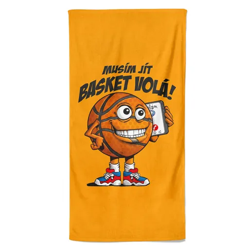 Osuška Basket volá (Velikost osušky: 100x170cm)