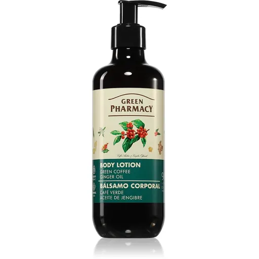 Green Pharmacy Green coffee & Ginger Oil Body Lotion zpevňující tělové mléko 400 ml