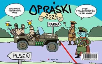 Opráski 2025 - stolní kalendář - jaz