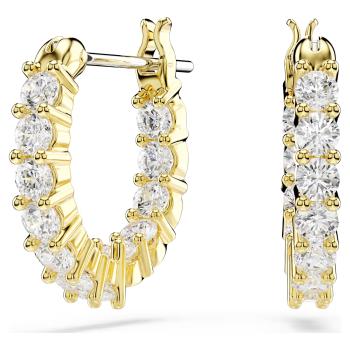 Swarovski Pozlacené kruhy se zirkony Matrix Vittore 5733398