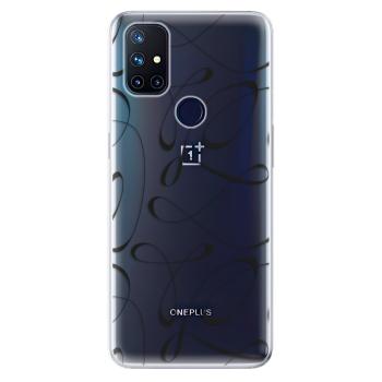 Odolné silikonové pouzdro iSaprio - Fancy - black - OnePlus Nord N10 5G