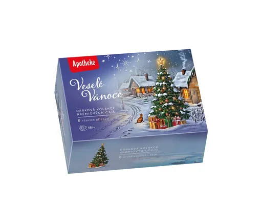 Apotheke Dárková kolekce Veselé Vánoce porcované čaje 48 sáčků