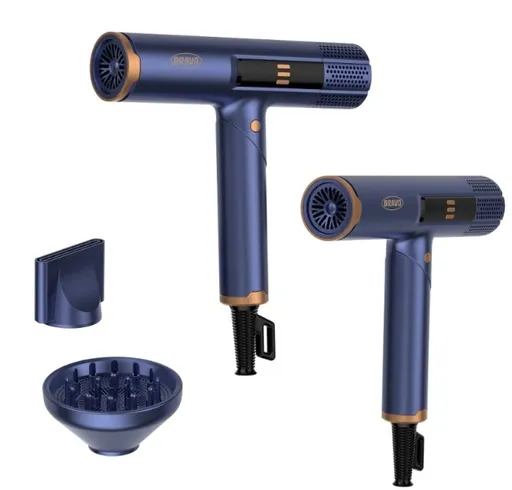 Bravo Profi vysoušeč vlasů B-5007 Via s BLDC motorem a sklopnou rukojetí Barva: Modrá