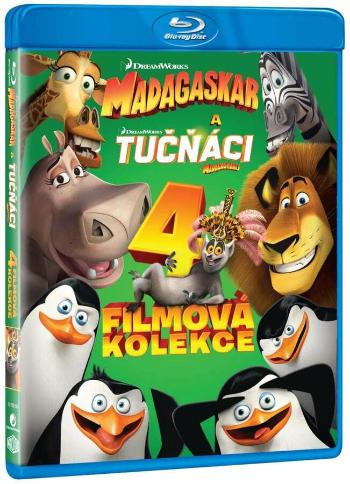 Madagaskar 1-3 + Tučňáci z Madagaskaru kolekce (4 BLU-RAY)