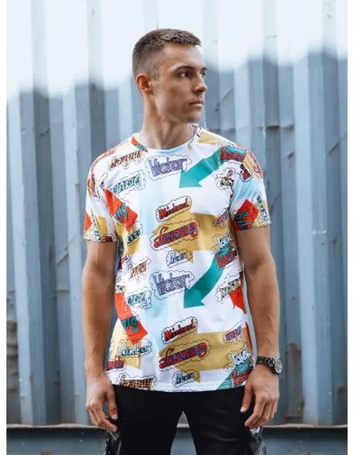 Pánské tričko s potiskem OLLAS bílé