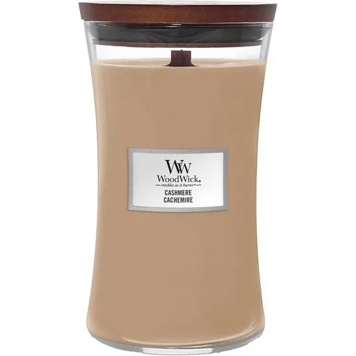 WoodWick Vonná svíčka váza velká Cashmere, 609 g