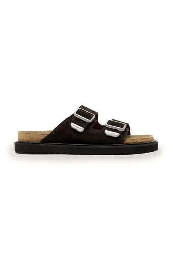 Semišové pantofle AllSaints Randal Sandal