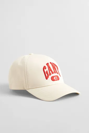 KŠILTOVKA GANT 49 ARCH BASEBALL CAP CREAM