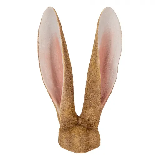 Hnědá dekorace zaječí uši - 22*16*34 cm Clayre & Eef