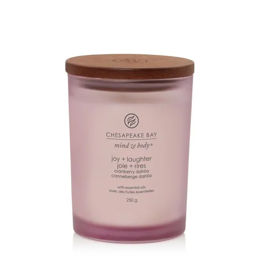 Chesapeake Bay Tumbler střední Joy & Laughter svíčka 250 g