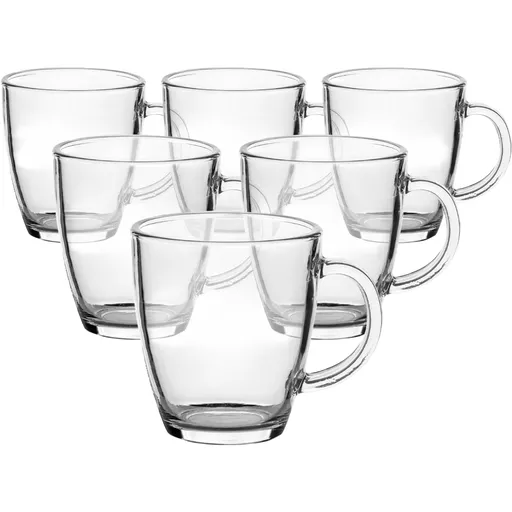 Florina Sada skleněných hrnků Herbal, 365 ml, 6 ks