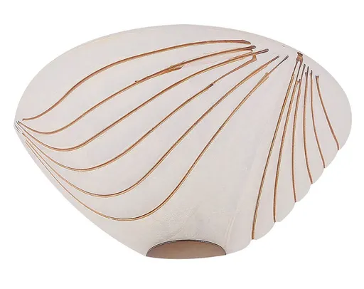 Skleněná nástěnná lampa 60W E27 Ada