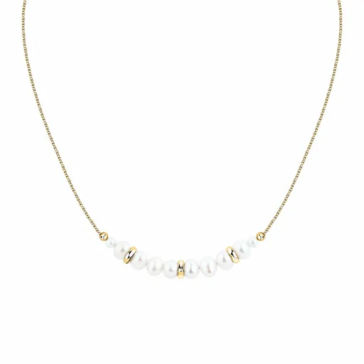 Morellato Krásný pozlacený náhrdelník s říčními perlami Perla SXU43