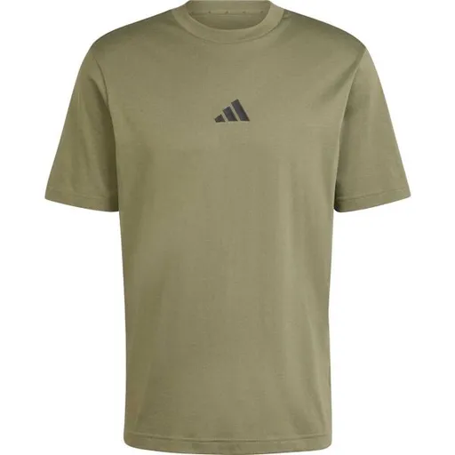 adidas ESSENTIALS SMALL LOGO Pánské triko, khaki, velikost