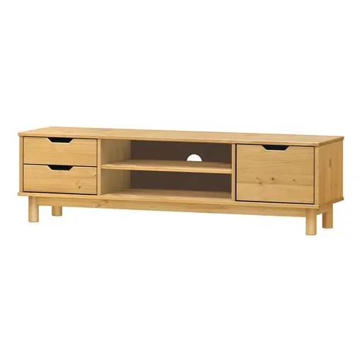 TV stolek 1 dveře + 2 zásuvky BONITO 2 vosk