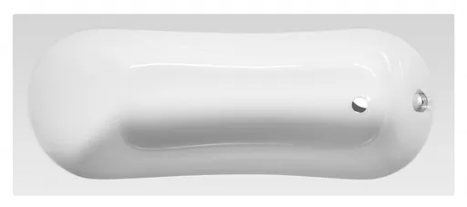 AQUALINE JIZERA vana 170x70x39cm, bílá G1770