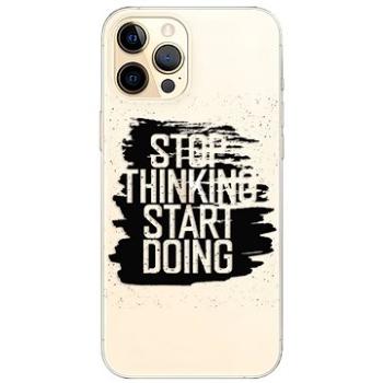 iSaprio Start Doing - black pro iPhone 12 Pro (stadob-TPU3-i12p)