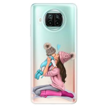 Odolné silikonové pouzdro iSaprio - Kissing Mom - Brunette and Boy - Xiaomi Mi 10T Lite