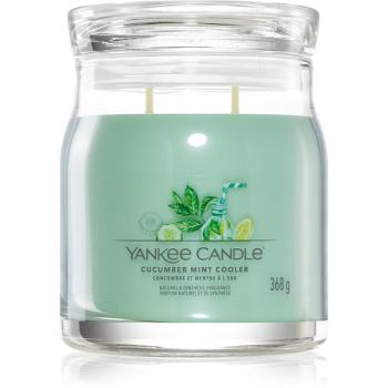 Yankee Candle Cucumber Mint Cooler vonná svíčka Signature 368 g