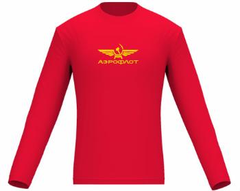 Pánské tričko dlouhý rukáv Aeroflot