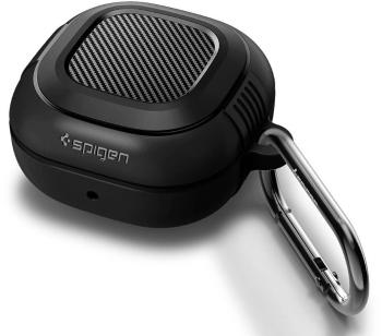 Fülhallgató tok Spigen Rugged Armor Black Samsung Galaxy Buds 2/Buds Pro 2/Buds Pro/Buds Live