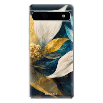 Odolné silikonové pouzdro iSaprio - Gold Petals - Google Pixel 6a 5G