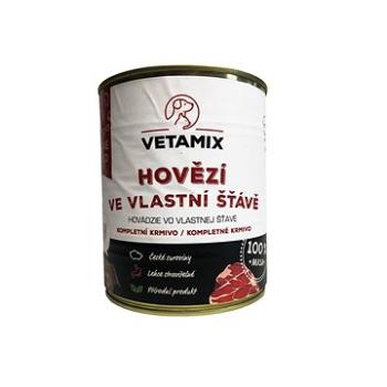 Vetamix Hovězí ve vlastní šťávě 6 × 800g (9850517022757)